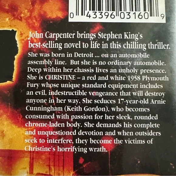 ⭐️Christine Movie DVD - Picture 4 of 4